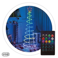 arbol LED inteligente via bluetooth y mando Hode 1,5M 24 funciones RGB IP44