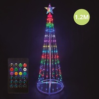 arbol LED inteligente via bluetooth y mando Kiondo 1,2M 24 funciones RGB IP44