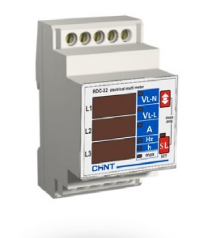 Analizador de redes - Carril DIN 6 módulos Puerto Ethernet - Servidor Web integrado - 110/230 Vca 