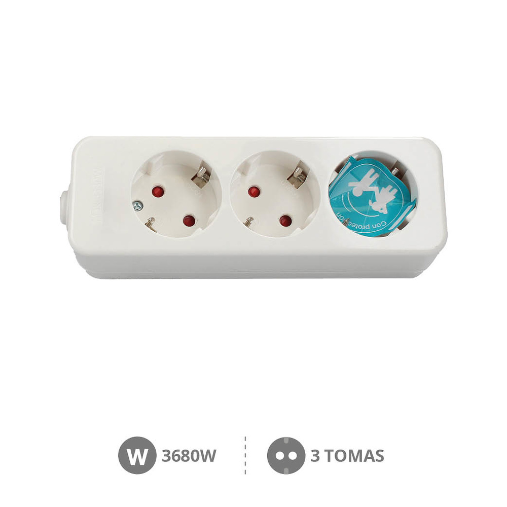 base-multiple-enchufes-2p-tt-lateral-3-tomas-sin-cable-blanco-mega-gsc-000800223 base-multiple-enchufes-2p-tt-lateral-3-tomas-sin-cable-blanco-mega-gsc-000800223