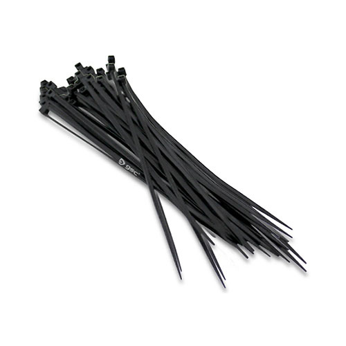 bridas-0901322 Bridas de plástico bridas nylon 200x3.5mm negro 25 unidades GSC. Bridas para tuberías.