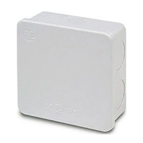 caja eléctrica estanca ex088-IDE Caja eléctrica estanca sin conos 84x84x50 IP66 IDE. Caja estanca para instalación en superficie.