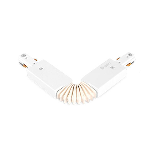 Conector flexible 3 vias para foco carril LED blanco GSC 