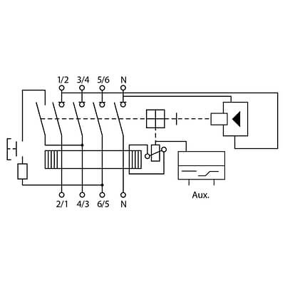Interruptor diferencial rearme automatico 40A 4P 30mA CIRCUITOR