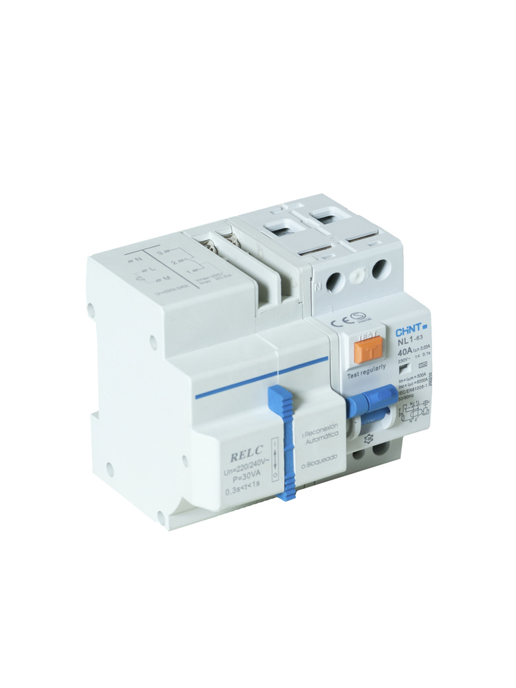 Interruptor Diferencial Rearmable 2P 63A 300mA Clase A 6kA 