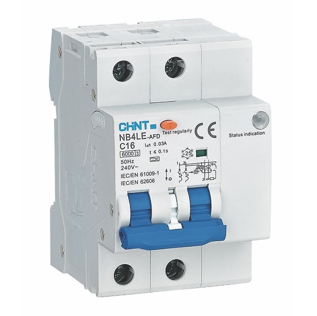 Interruptor combinado NXBLE de 2P 63A Curva C 300mA 10kA Clase A 