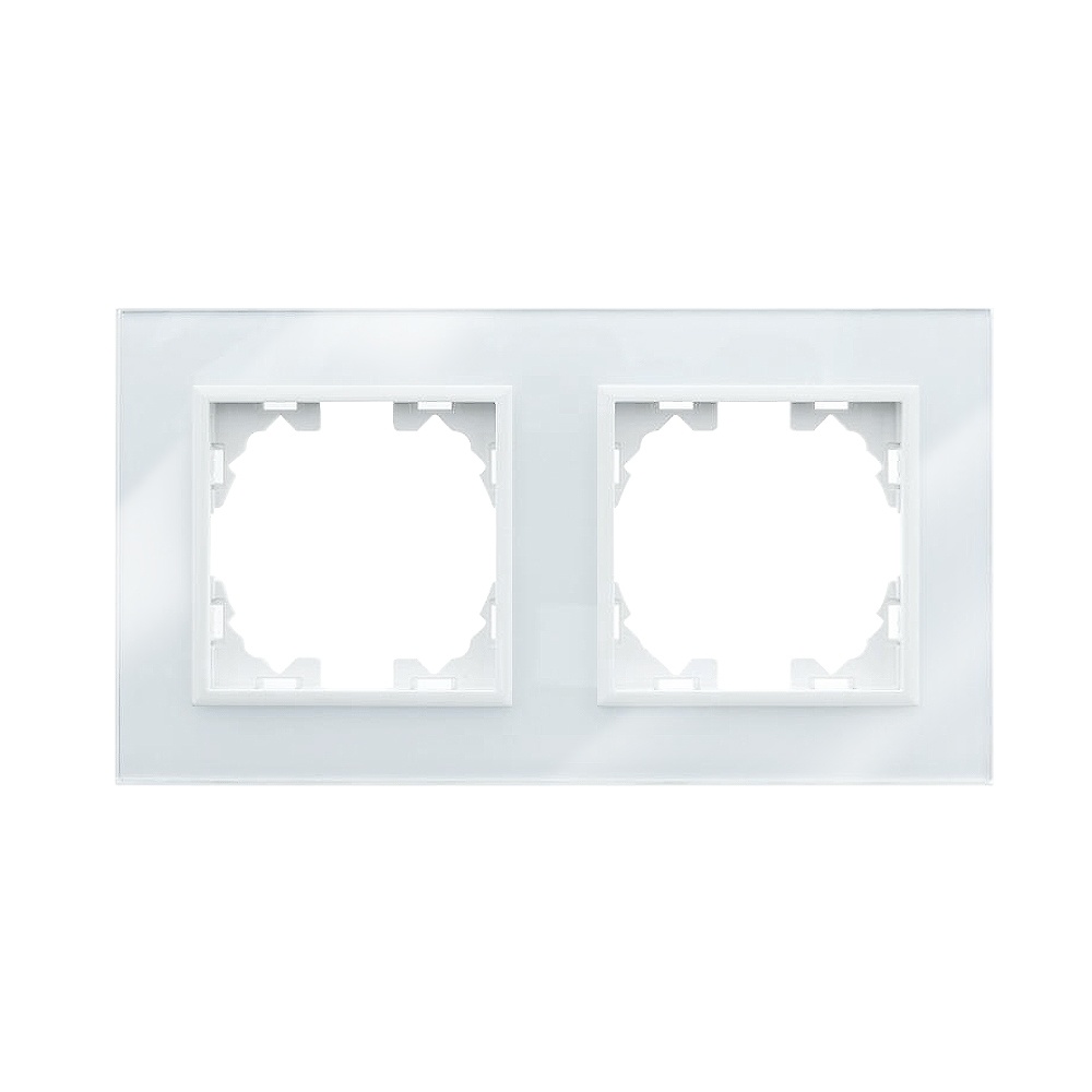 marco-de-cristal-para-2-modulo-fb-blanco-fb-49-w marco-de-cristal-para-2-modulo-fb-blanco-fb-49-w