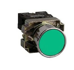 pulsador-con-retorno-metalico-22mm-rasante-verde-1no-sgb2ba31 pulsador-con-retorno-metalico-22mm-rasante-verde-1no-sgb2ba31