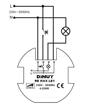 Regulador para Lamparas LED 3 Hilos DINUY - Mercantil Eléctrico
