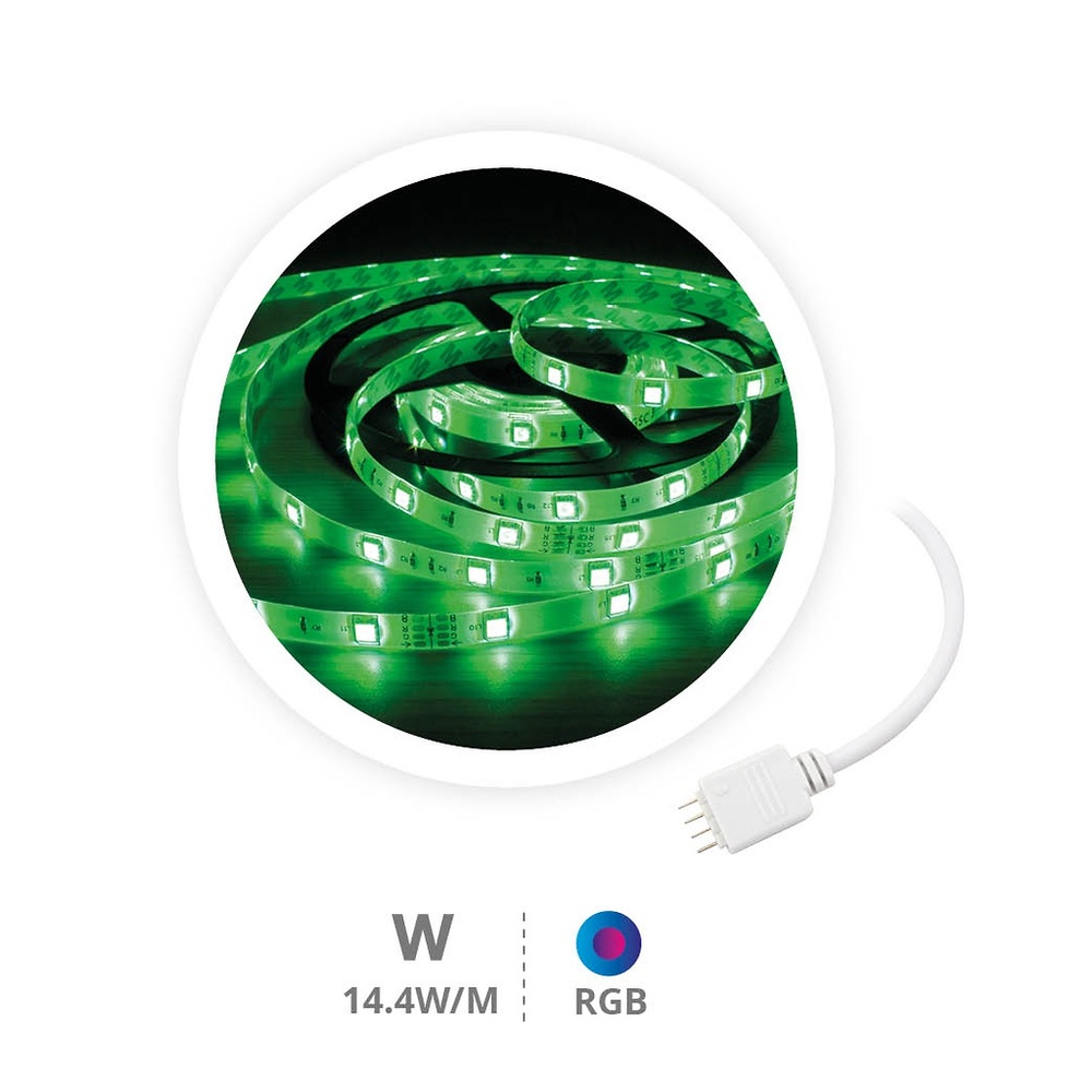 Rollo 5M tira LED 14,4W/M RGB 24V 