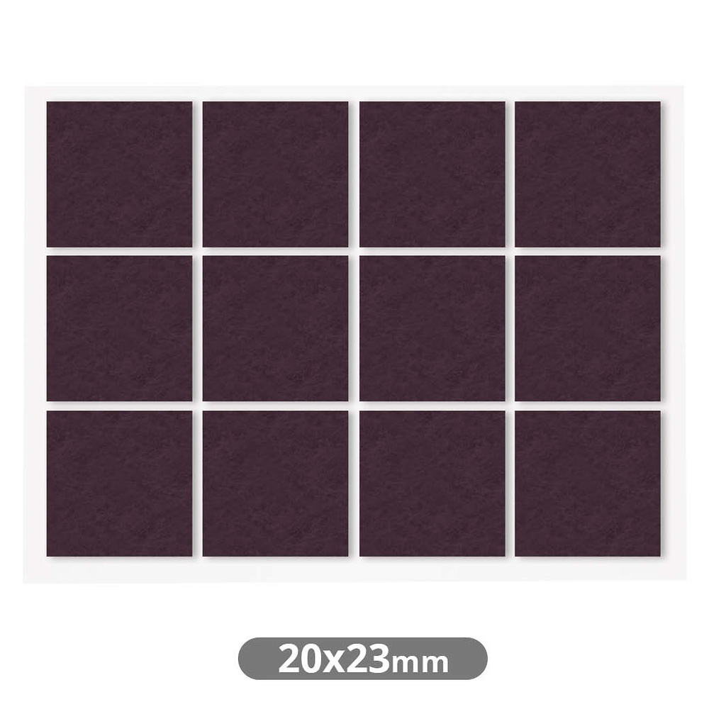 set-12-fieltros-adhesivos-cuadrados-20x23mm-marron-003802772 set-12-fieltros-adhesivos-cuadrados-20x23mm-marron-003802772