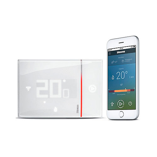 Termostato inteligente wifi de pantalla táctil digital para sistema de  calefacción por suelo radiante en casa
