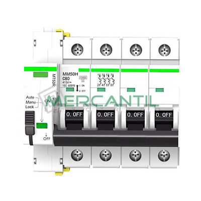 Interruptor automático magnetotérmico 16A Curva C Sassin - Mercantil  Eléctrico