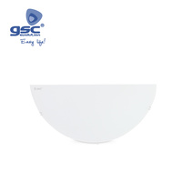 Aplique semicircular pared blanco E27 20W(60W)