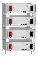 Batería de Litio montaje rack 19'' 3U. IP20. 51,2V. 5,12kWh. 100Ah. CAN2.0/RS485. G; 10 años.