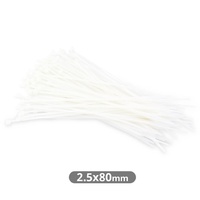 Bolsa 100u bridas 100 nylon 130x2.5mm Natural