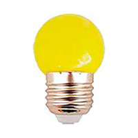 Bombilla LED 1W E27/G45 amarillo LEDME