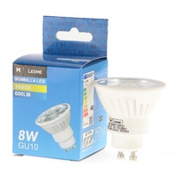 Bombilla LED GU10 CobPro 8W 12º  3000K