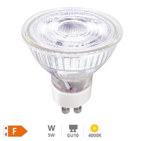 Bombilla LED dicroica cristal 38º 5W GU10 4000K