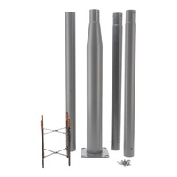 Columna para Farola 3,7M Desmontable Gris