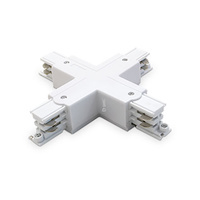 Conector forma 3 vias para foco carril LED blanco GSC