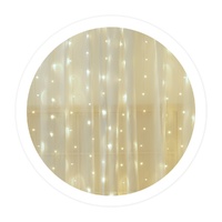 Cortina LED luminosa 1x1,2M Luz fria