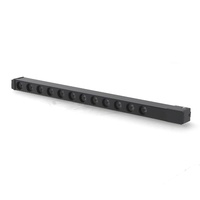 Foco LED Hallway Serie 16mm 12W para carril magnético Negro 48V  3000K