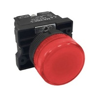 Indicador  plastico luminoso conexión directa 220/240V 50/60Hz. ROJO