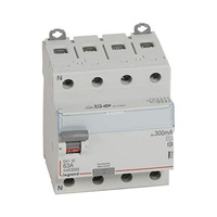 Interruptor diferencial DX³-4P-400V-63A-tipo-AC-300mA-4 módulos