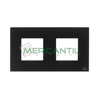 Marco 2 elementos Niessen Zenit plata -  tienda online