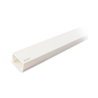 Mini canaleta adhesiva PVC 12x12mm 2 metros blanco IP40 GSC