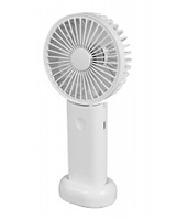 Mini ventilador de mano plegable Coober con luz USB recargable Blanco