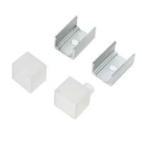 Pack dos Tapones y dos grapas para tira Funda Neon 12X12 mm - DSC