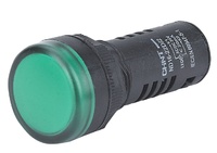 Piloto compacto plástico (led) verde 24Vca/Vcc