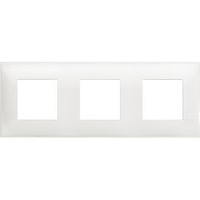 Placa embellecedora Classia de color Blanco - 2 x 3 módulos