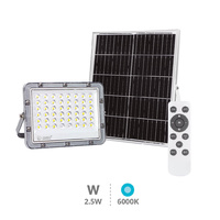 Proyector solar LED Edara 2,5W 6500K IP65