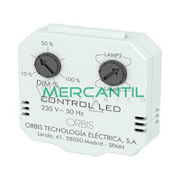 Regulador Oculto en Caja de Mecanismo para Lamparas LED Regulables CONTROL LED ORBIS