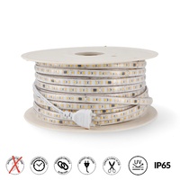 Tira de LED 220VAC SMD2835 Bergamo 12W/m IP65 - 50 metros  2700K