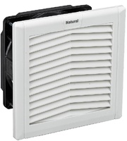 Ventilador completo con filtro en ABS. IP54. NTL-FF120. 120x120mm. 230VAC. 39m3/h